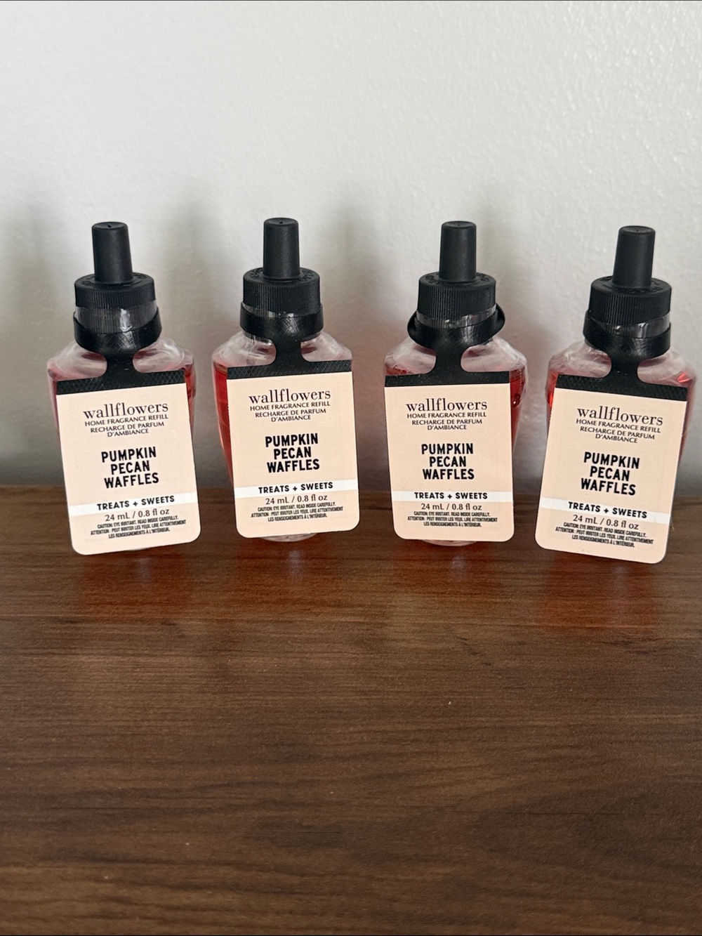 Bath & Body Works Pumpkin Pecan Waffles Wallflowers 4-Pack NEW
